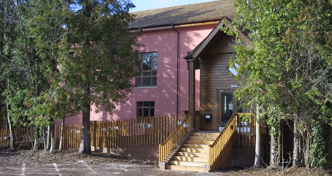 An early green building project by Rickaby Thompson, the 2002 Environment Centre in High Wycombe