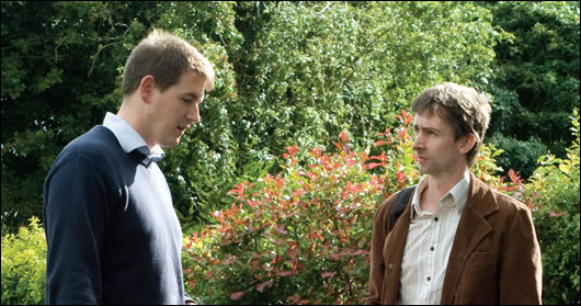 Paul Kenny of Tipperary Energy Agency talking to John Hearne Paul Kenny of Tipperary Energy Agency talking to John Hearne